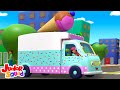Roues Sur le Camion de Crème Glacée + Plus 3d Comptines et Vidéos pour Enfants