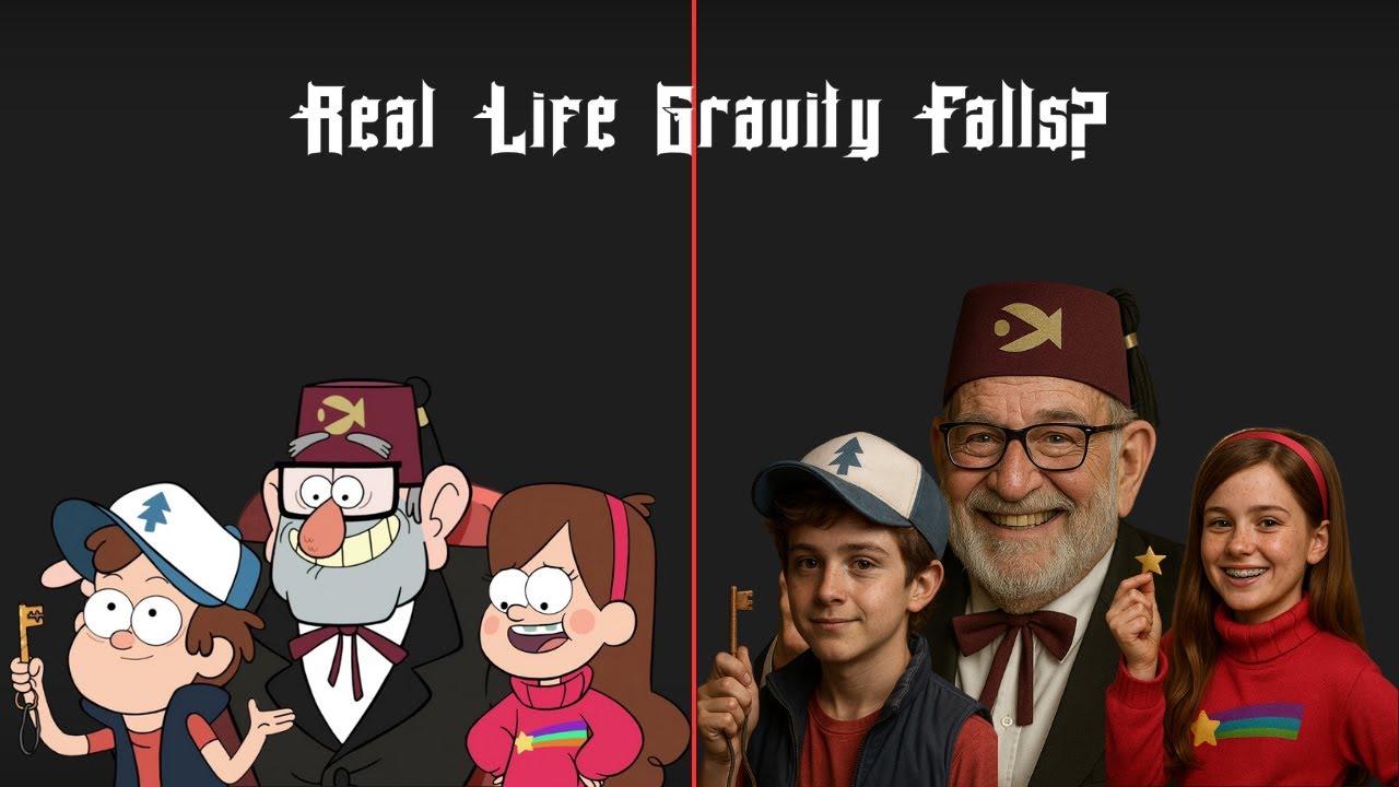 Gravity Falls Characters in Real Life | AI Transformation 🌲🧭✨