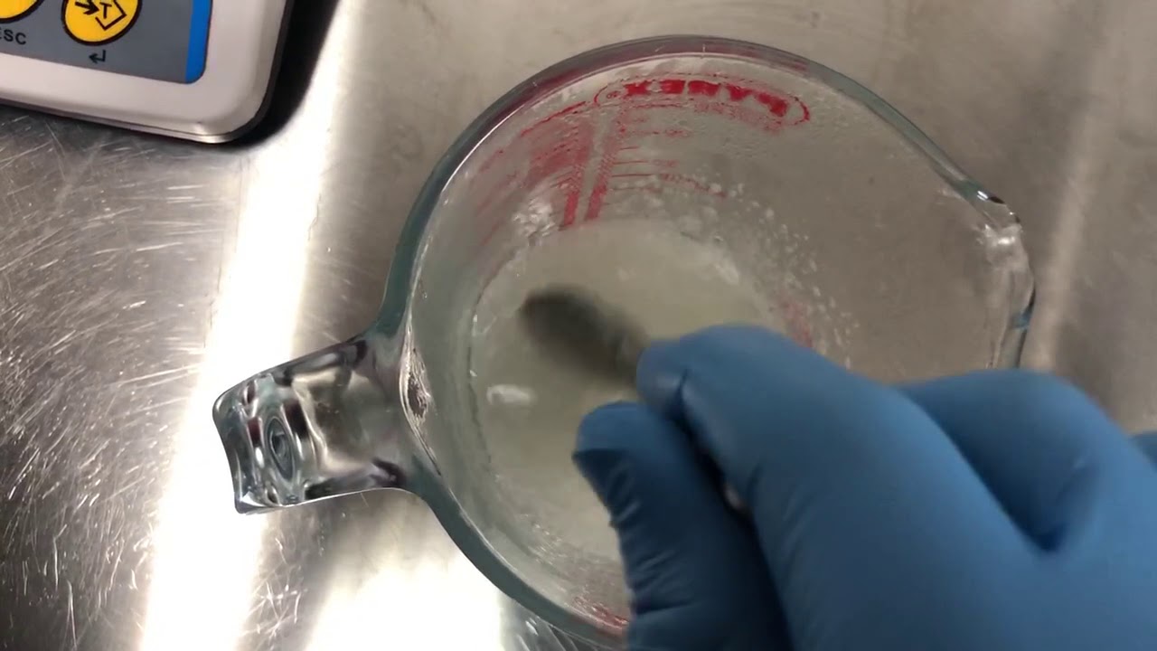 We mix the warm Shower Gel ingredients together to ensure they are full emulsified YouTube