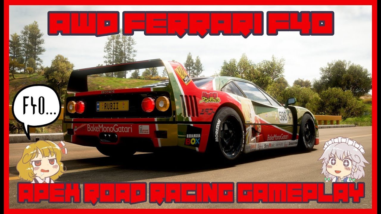 [Forza Horizon 5] AWD Ferrari F40 | Apex Road Racing Gameplay - YouTube