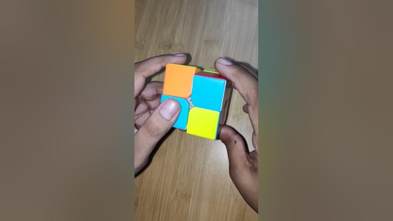 2by 2 Cube Solve With 2 Magic Moves shorts viralvideo cube 2by-2-cube-solve-with-2-magic-moves-shorts-viralvideo-cube