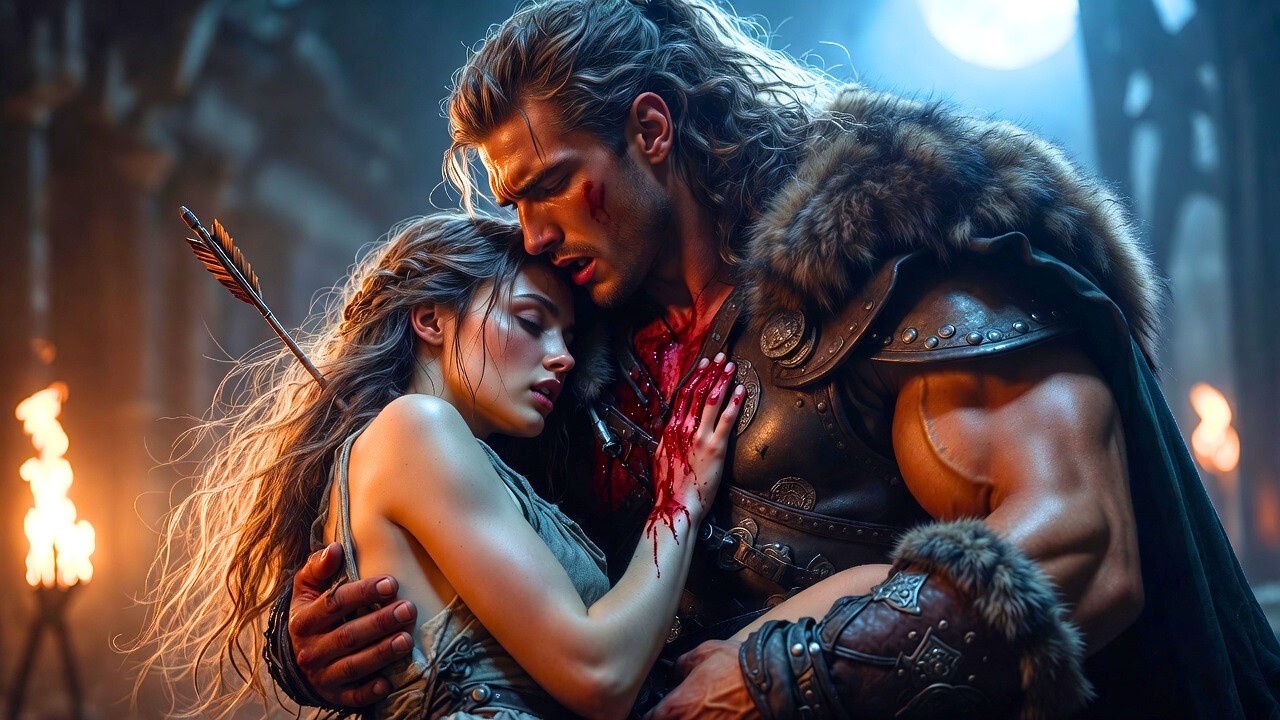 THE OMEGA TOOK THE POISONED ARROW FOR THE ALPHA KING — HE MARKED HER AS HIS FOREVER!