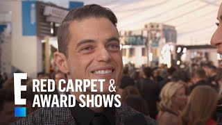 Rami Malek Has Fun With Fashion at 2017 SAG Awards | E! Red Carpet \& Award Shows