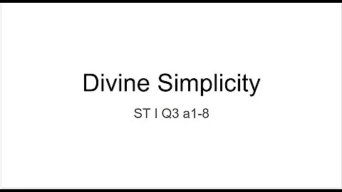 Form III Divine Simplicity