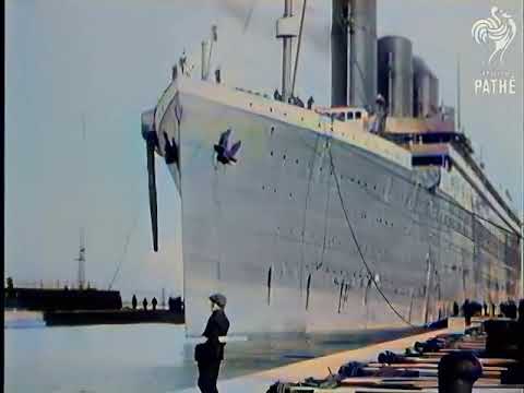 4K 60FPS Titanic leaving Belfast   1912