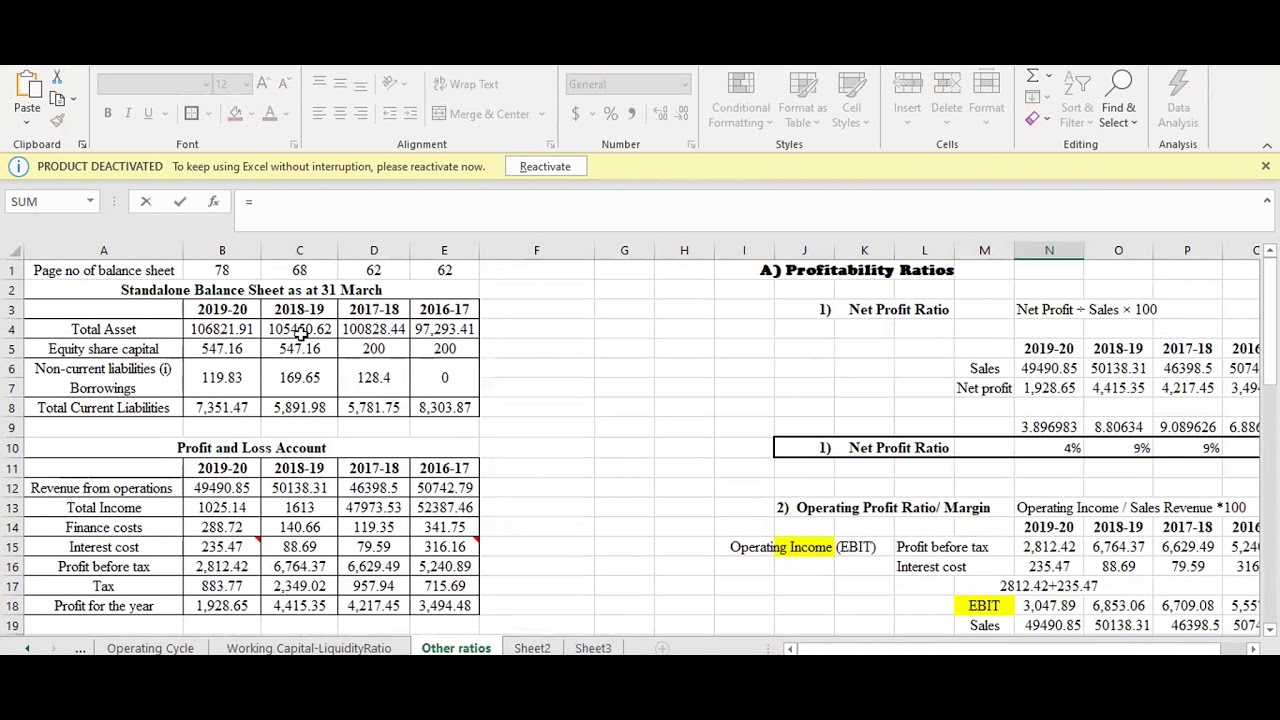 Profitability Ratio 2 YouTube