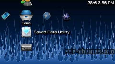 PSP Theme FLAME ONN_2 PSP-Themes.NET