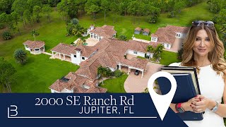 House for sale  2000 SE Ranch Rd, Jupiter, FL 33478 $5,950,000.00 By Brigitte Lina