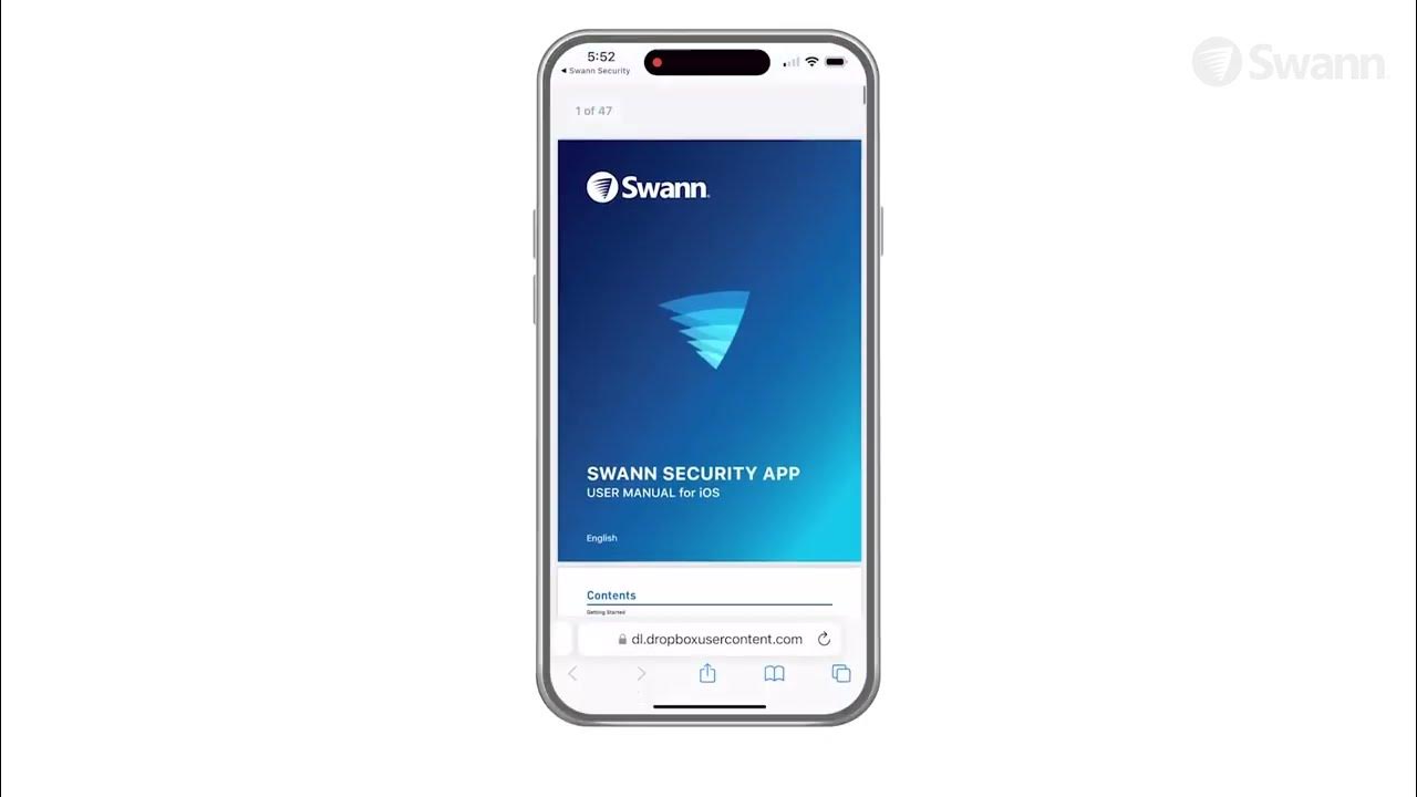 Swann 4K Floodlight Camera Swann Security App Setup (05, v1) YouTube