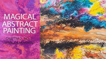 Abstract Painting School chapter 2 No 01,Magical Abstract Painting