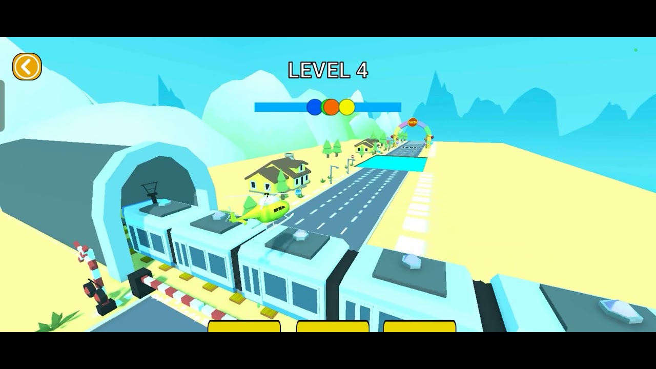 Shape shifting gameplay video jump racing game 