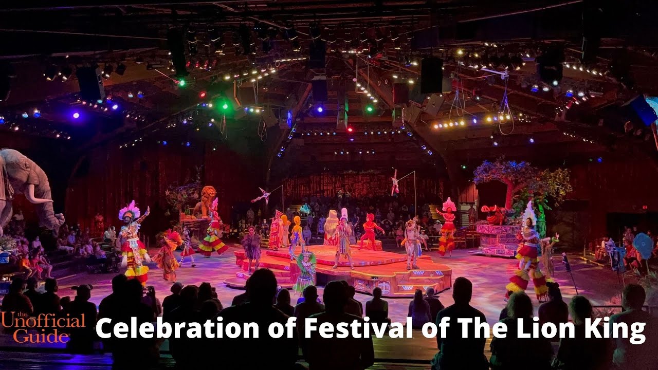 A Celebration of Festival of The Lion King FULL SHOW at Disney’s Animal Kingdom 4K