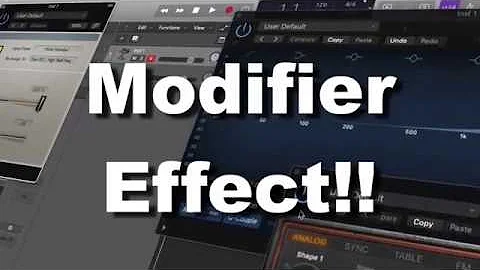 Modifier Effect!! | Logic Pro X