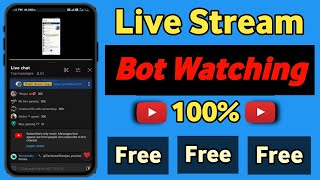 Live Stream Bot Watching Free | live stream view bot | live stream view bot free me kaise lagaye screenshot 5