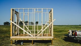 chicken trusses coop build