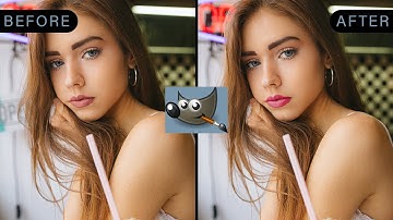 How to Change the Lip Color in Gimp