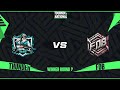 TOURNOIS NATIONAL 2025 - WINNER BRACKET ROUND 2 - THUNDER - VS - FDB