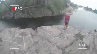 Hardcore Cliff Jumping - (Sturgeon Falls)