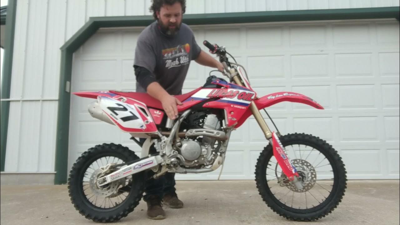 2008 CRF150R Kickstart and walkaround YouTube