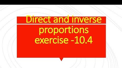 Direct and inverse proportions. 🔰 guru 6th to 10th 🔰