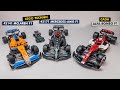 Lego technic 42171 mercedesamg f1 w14 vs 42141 mclaren f1 vs cada alfa romeo f1 team orlen c42