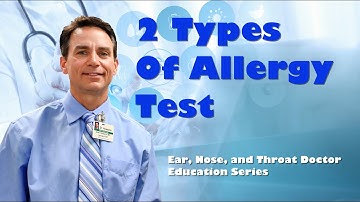 Two Types of Allergy Tests - Skin and RAST