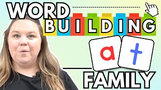 Make Spelling Easy! // Short A Phonics // -at Word Family