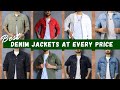 Best denim jacket haul for men all colors zara hm jack  jones lp jeans highlander