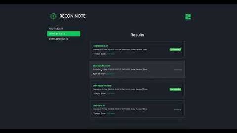 ReconNote Web Application Security Framework Demo
