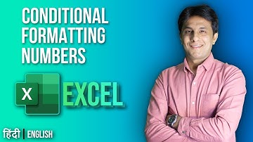 6.1 Conditional Formatting (Numbers) in Excel | Advanced Excel In Hindi | By Pavan Lalwani