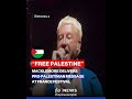 Macklemore delivers pro-Palestinian message at festival