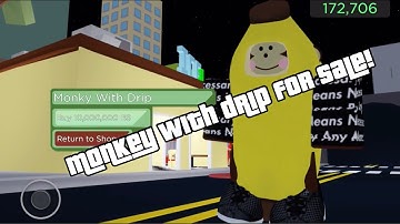Monkey With Drip For Sale (Roblox Arsenal)