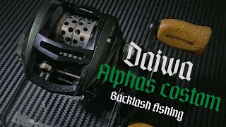 Daiwa alphas costom จดประกอบ (ตรงงานนํ้าไหล) #streamfishing #Backlashfishing