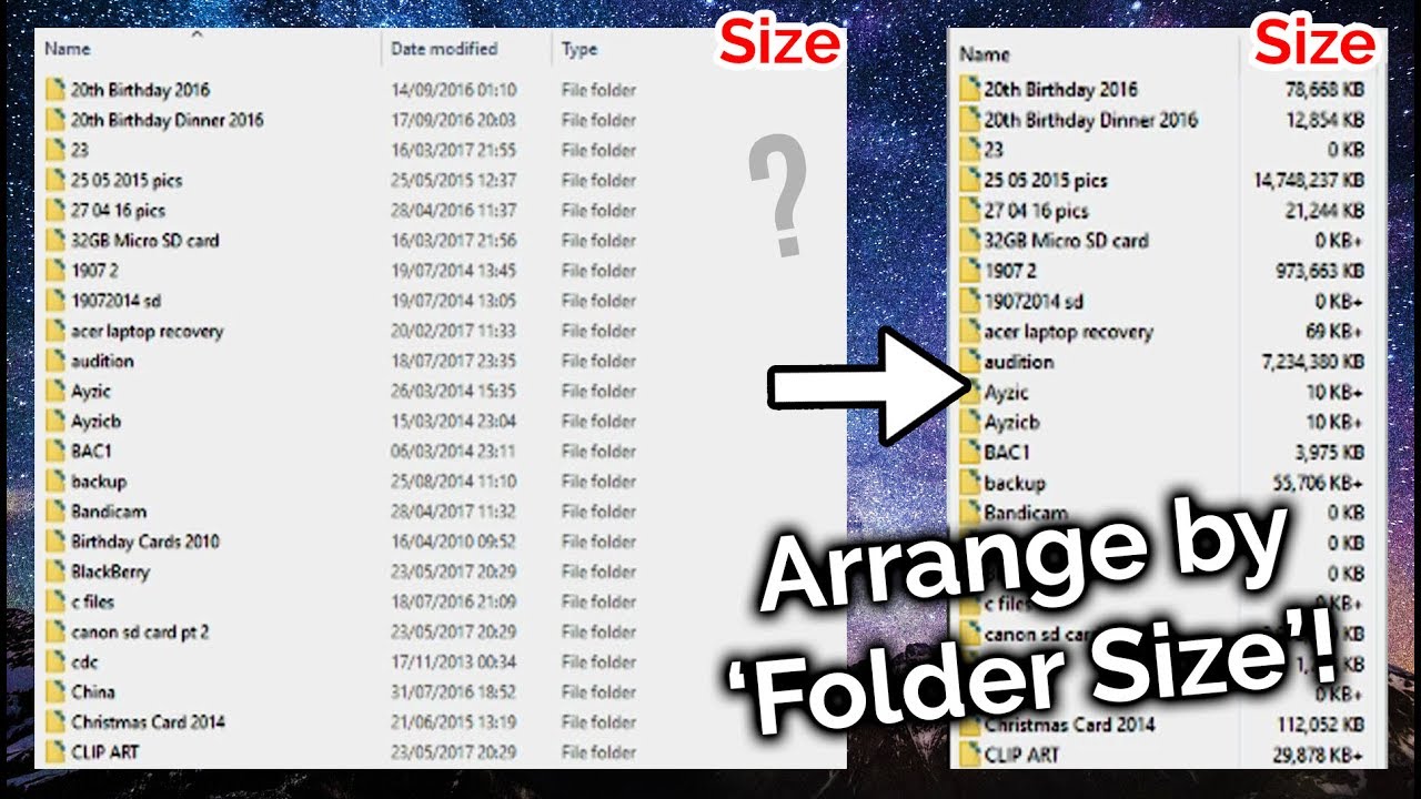 folder size windows 8