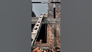 worktool conveyor simplifies brick lifting on site building