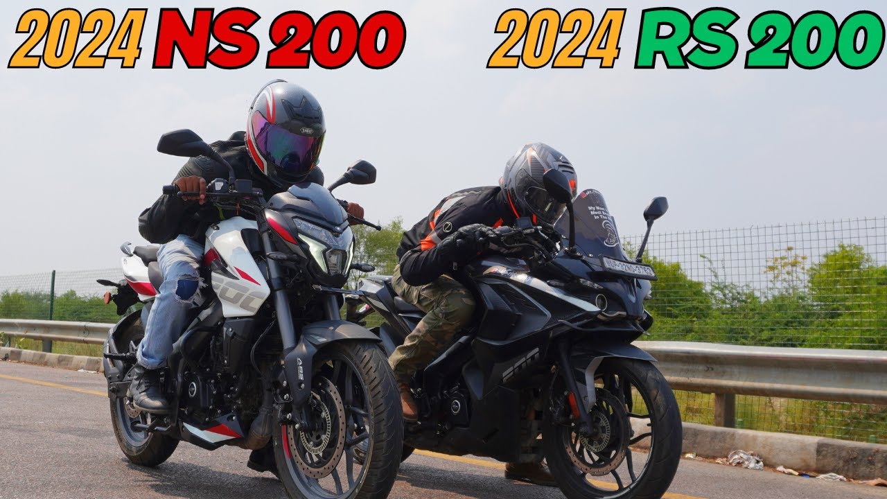 2024 Pulsar NS200 vs Pulsar RS200 {BS7} Drag Race - YouTube