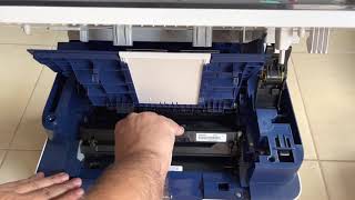 Replacing the toner cartidge from Xerox WorkCentre 3025 - YouTube