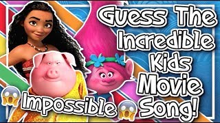 GUESS THE KIDS MOVIE SONG!!!  ☆IMPOSSIBLE!☆