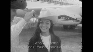 Nancy Kwan Arrives In Dallas - November 1960 (Silent)