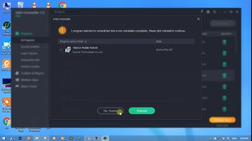 Use iobit uninstaller to remove software permanently clean you system