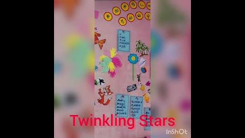 Ennum Ezhuthum || classroom TLM decorations  Twinkling Stars ⭐⭐⭐⭐⭐Music: SweetMusician: LiQWYD