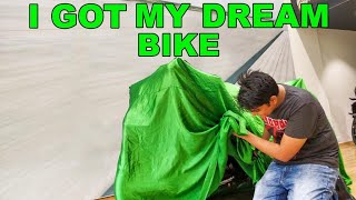 taking delivery of my new bike delivery from kawasaki pune