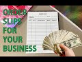 How To Make Order Slips For Your Business