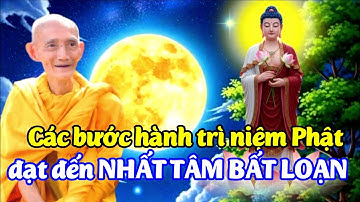 Các bước hành trì niệm Phật đạt đến nhất tâm bất loạn. Ht. Thích Giác Khang