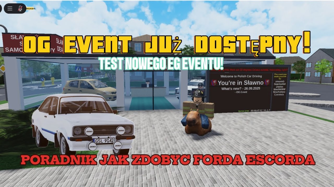 TEST OG EVENTU W PCD! PORADNIK JAK ZDOBYĆ FORDA ESCORDA!