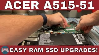 How to Fully Upgrade Acer Aspire A515-51 - RAM, SSD EASY!