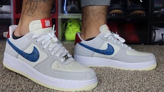 NIKE AIR FORCE 1 LOW SP x UNDEFEATED 5 ON IT DUNK VS. AF1 REVIEW AND ON  FEET 