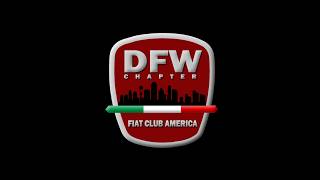 DFW Chapter- FIAT Club America Car Stickers