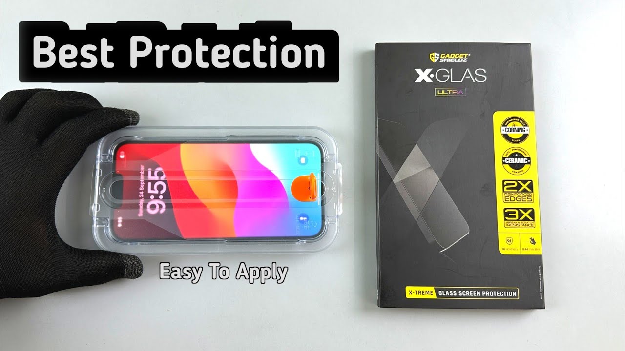 iPhone 15 Pro Max Tempered Glass Screen Protectors – Gadgetshieldz