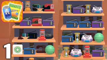 Goods Match 3D - Triple Master - Gameplay Walkthrough Part 1 All Levels 1-17 (Android & iOS)